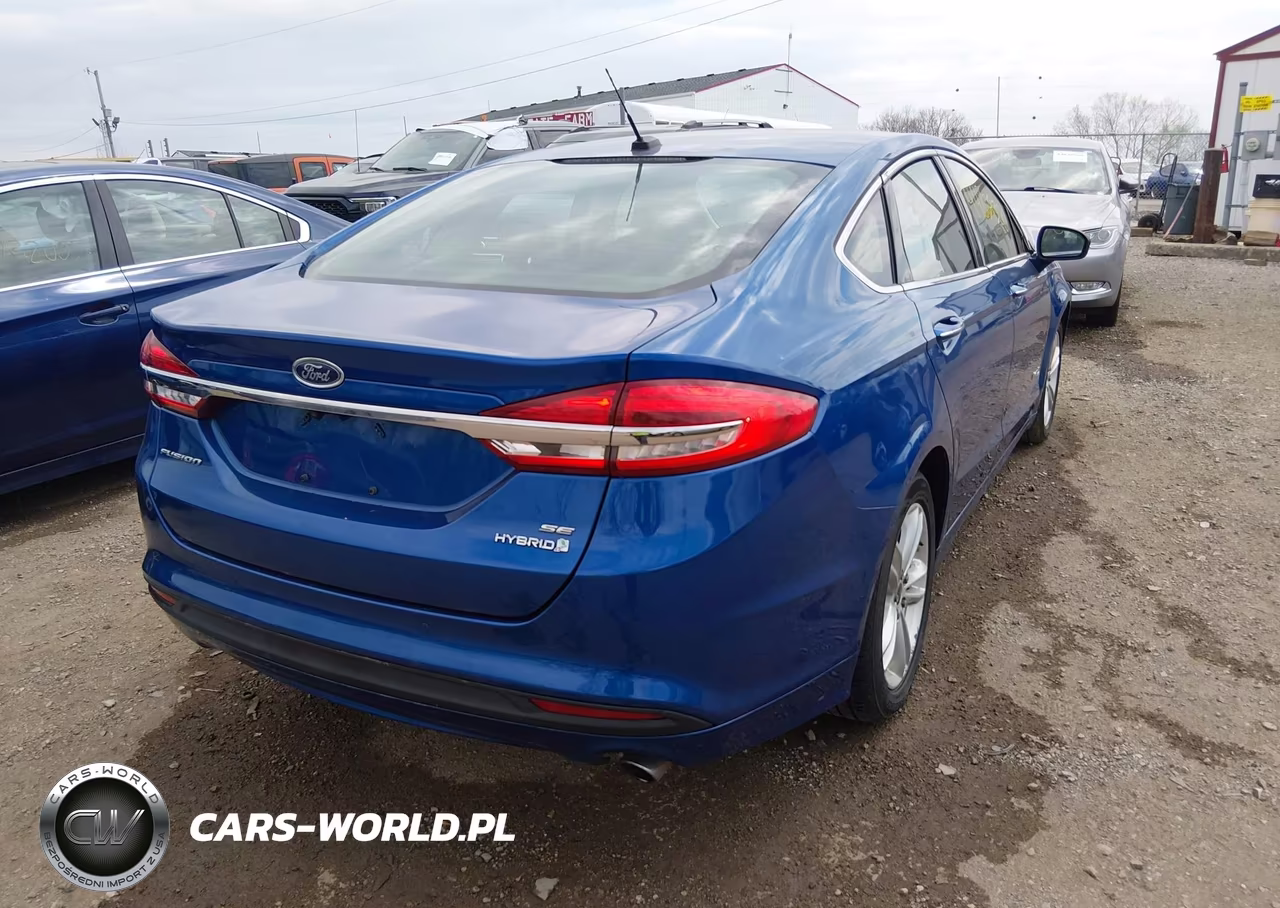 2018 Ford Fusion Hybrid Se VIN:3FA6P0LU0JR152310 - 4