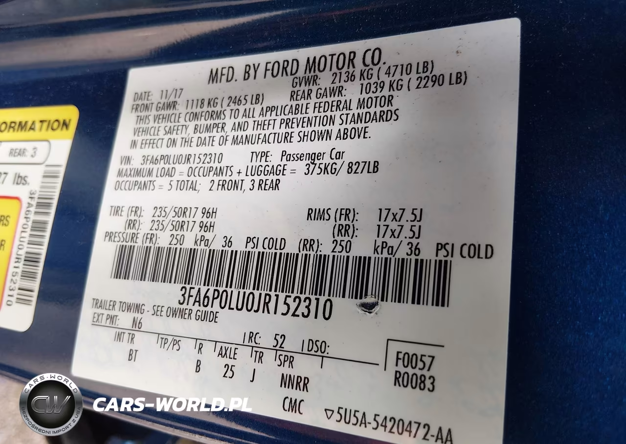2018 Ford Fusion Hybrid Se VIN:3FA6P0LU0JR152310 - 9