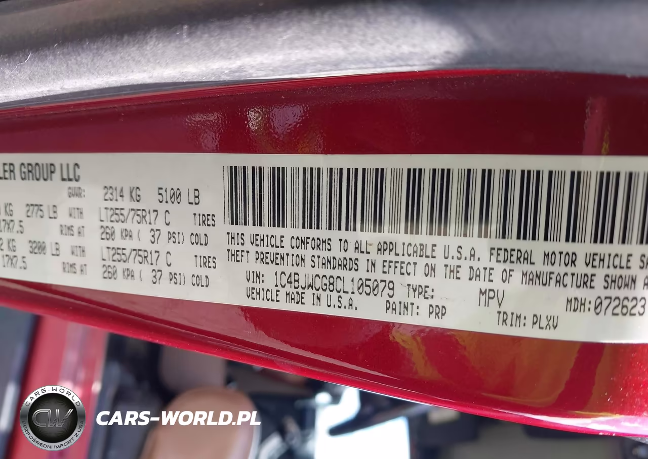 2012 Jeep Wrangler Rubicon VIN:1C4BJWCG8CL105079 - 9