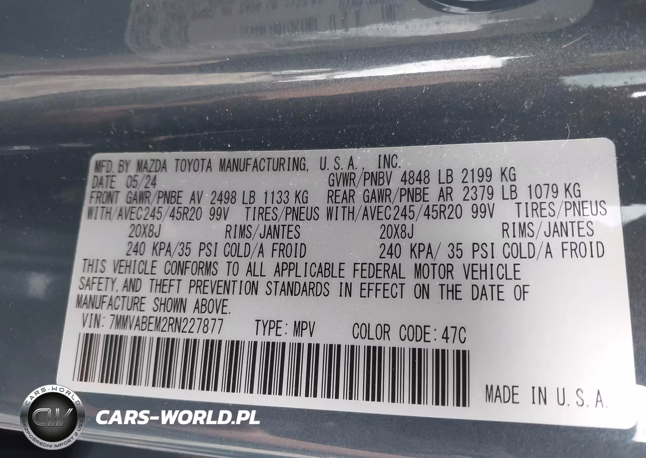 2024 Mazda Cx-50 2.5 S Premium Plus VIN:7MMVABEM2RN227877 - 9