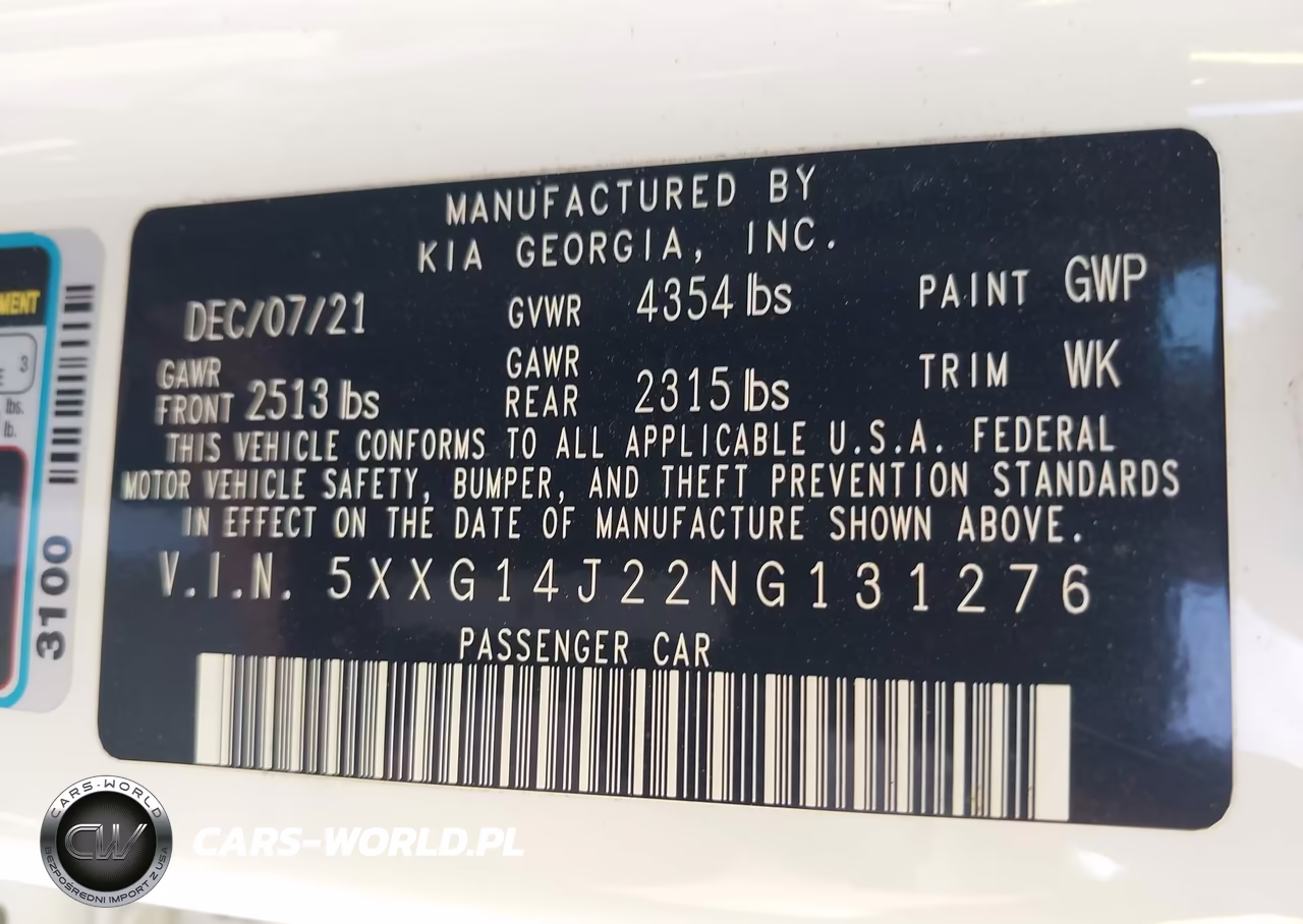 2022 Kia K5 Lxs VIN:5XXG14J22NG131276 - 9