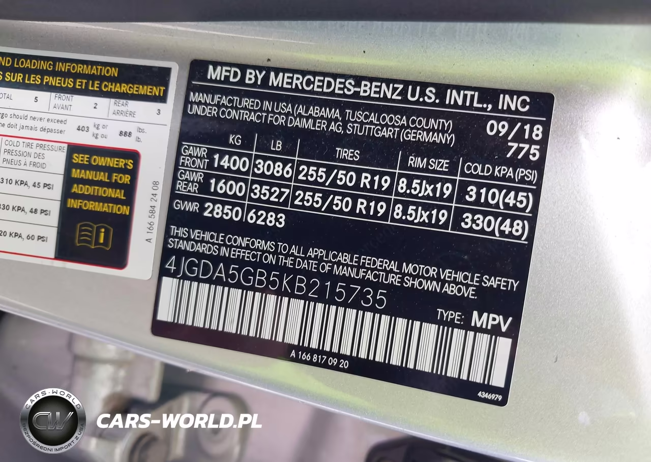 2019 Mercedes-Benz Gle 400 4Matic VIN:4JGDA5GB5KB215735 - 9