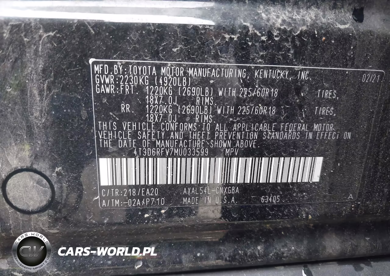 2021 Toyota Rav4 Hybrid Limited VIN:4T3D6RFV7MU033599 - 9