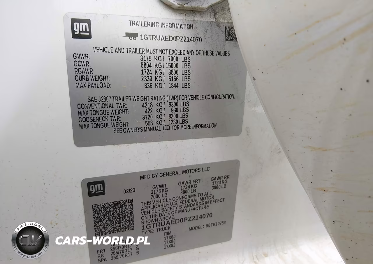 2023 GMC Sierra 1500 4Wd Standard Box Pro VIN:1GTRUAED0PZ214070 - 9