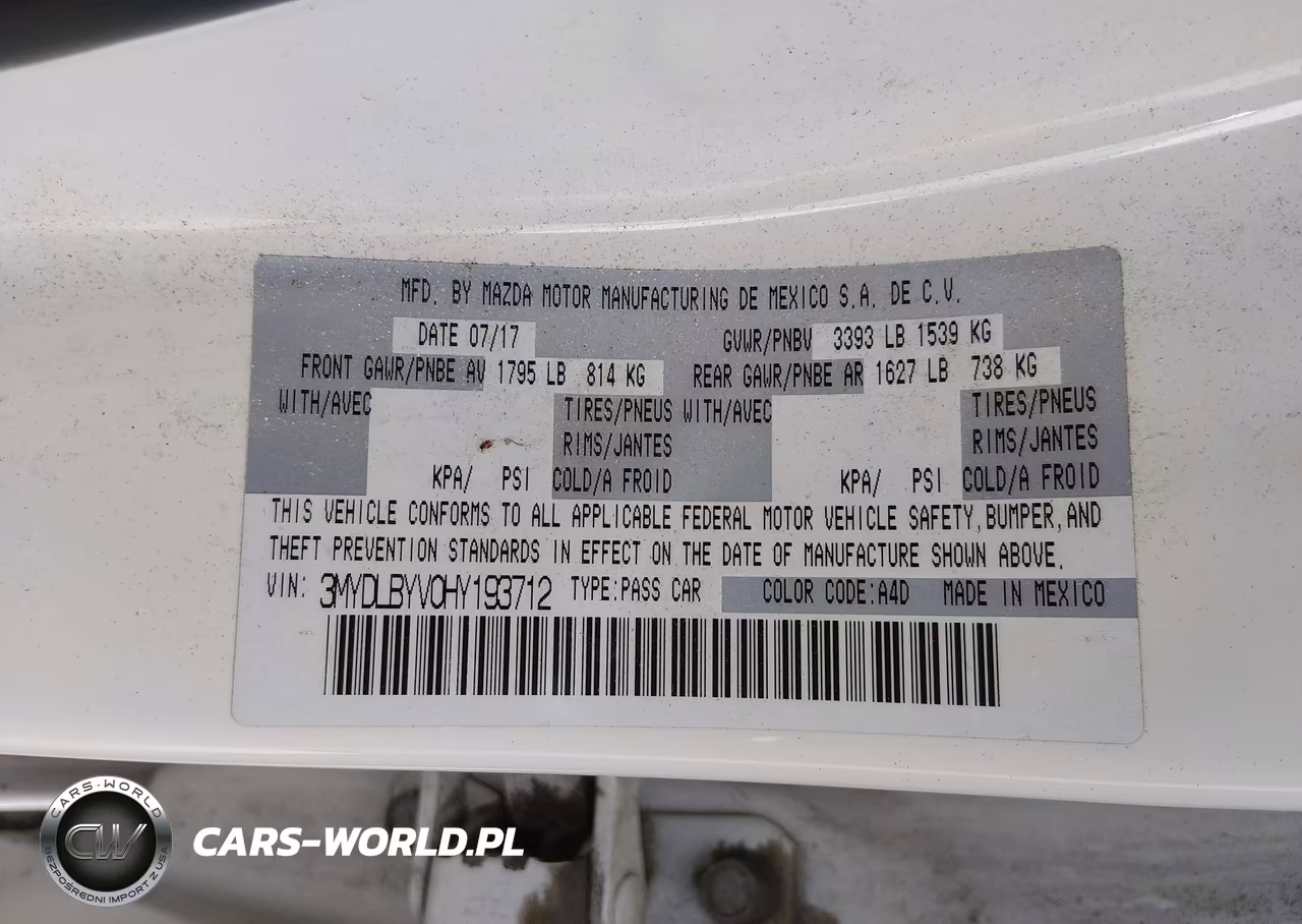 2017 Toyota Yaris Ia VIN:3MYDLBYV0HY193712 - 9