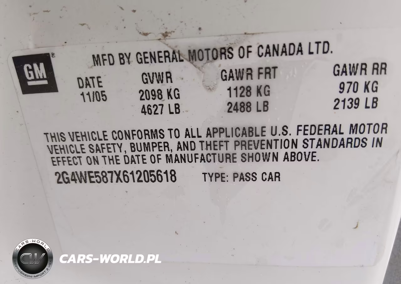 2006 Buick Lacrosse Cxs VIN:2G4WE587X61205618 - 9