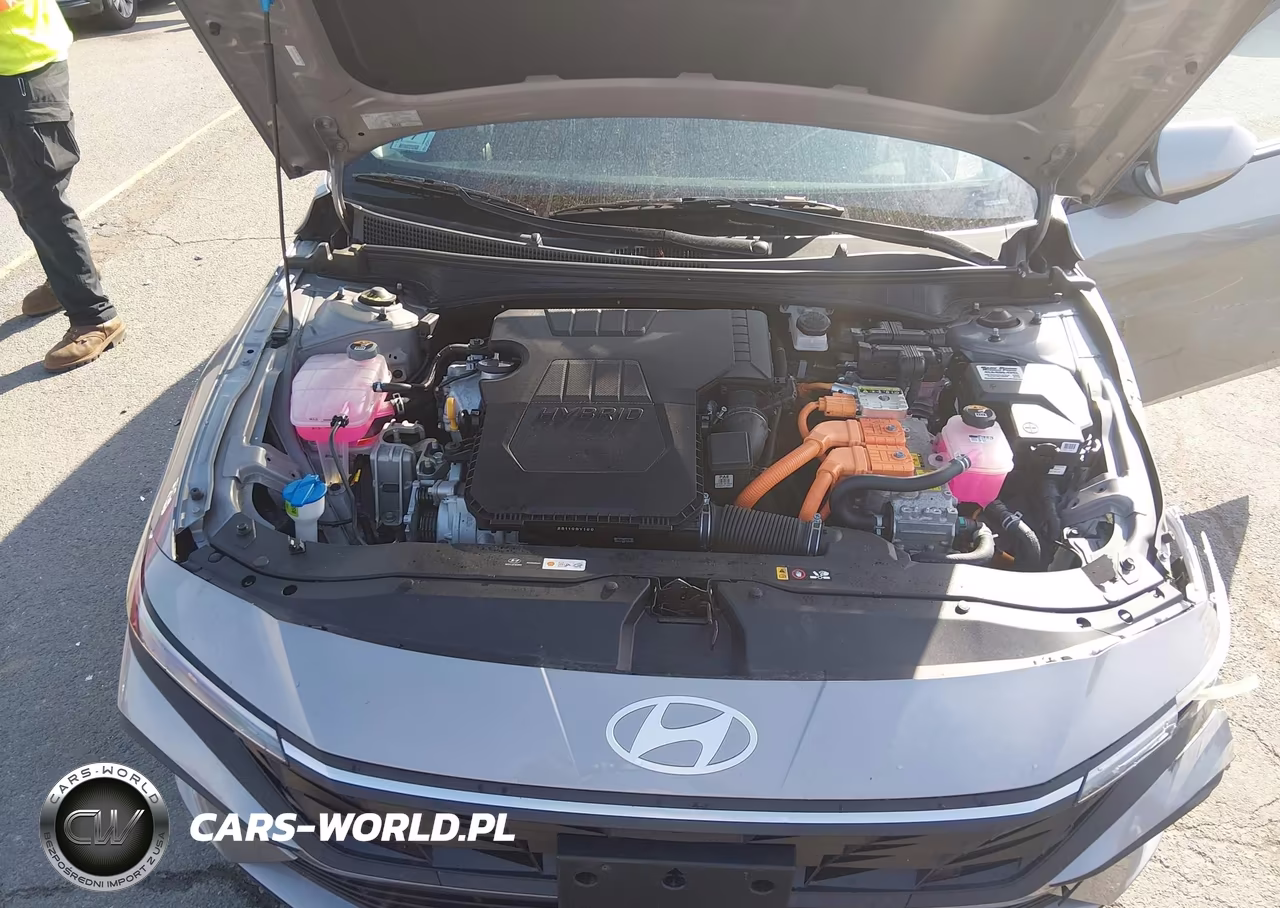 2025 Hyundai Elantra Hybrid Blue VIN:KMHLM4DJ2SU161694 - 10