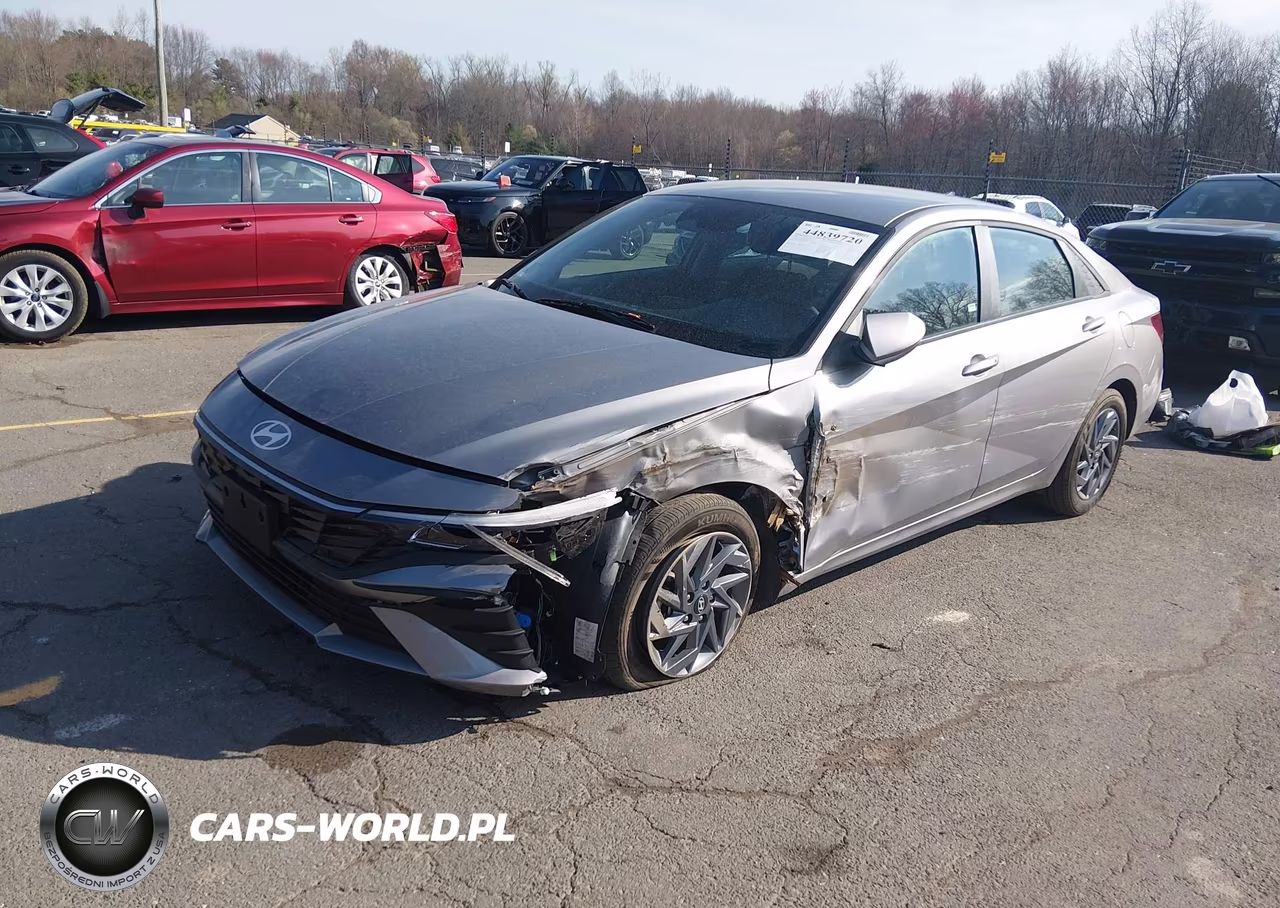 2025 Hyundai Elantra Hybrid Blue VIN:KMHLM4DJ2SU161694 - 2