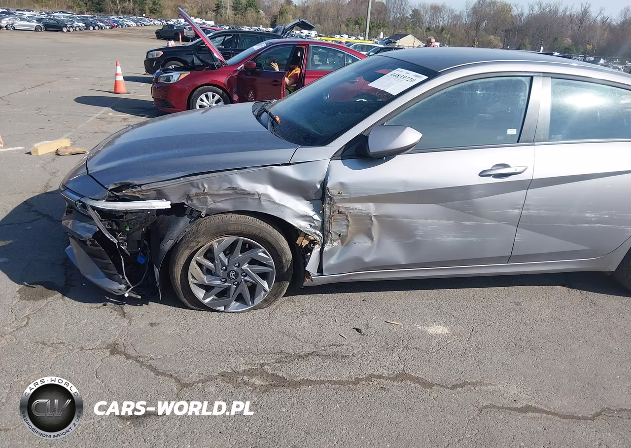 2025 Hyundai Elantra Hybrid Blue VIN:KMHLM4DJ2SU161694 - 6