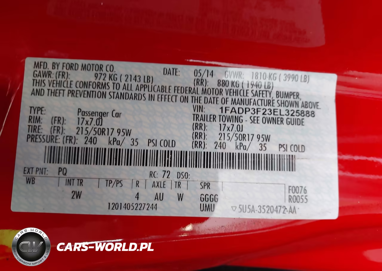 2014 Ford Focus Se VIN:1FADP3F23EL325888 - 9