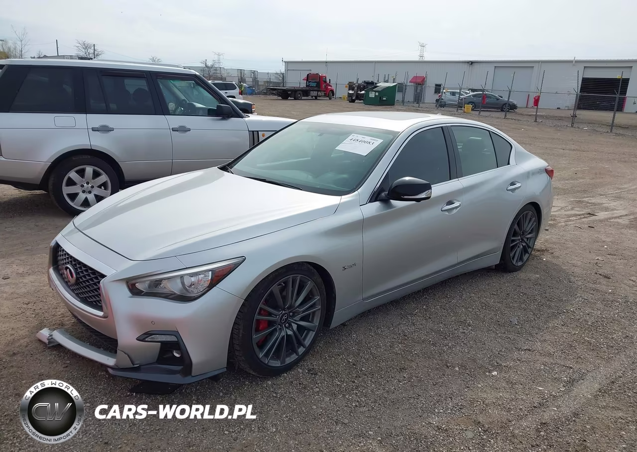 2019 Infiniti Q50 3.0T Red Sport 400 VIN:JN1FV7AR2KM830219 - 2