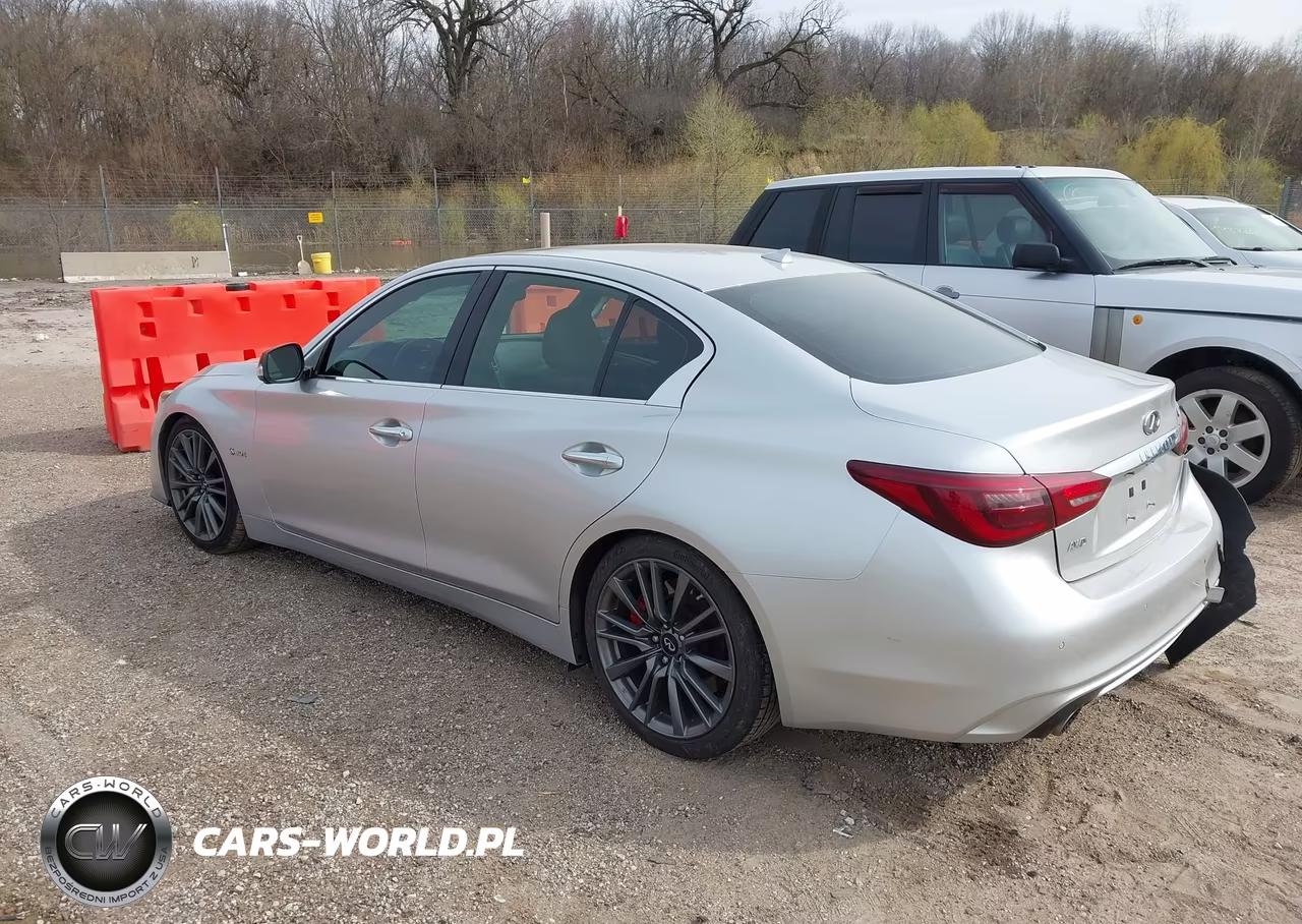 2019 Infiniti Q50 3.0T Red Sport 400 VIN:JN1FV7AR2KM830219 - 3