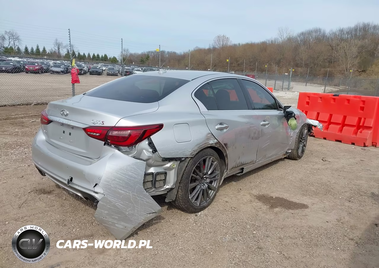 2019 Infiniti Q50 3.0T Red Sport 400 VIN:JN1FV7AR2KM830219 - 4