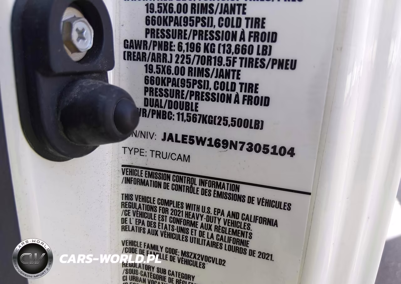 2022 Isuzu Nrr VIN:JALE5W169N7305104 - 9