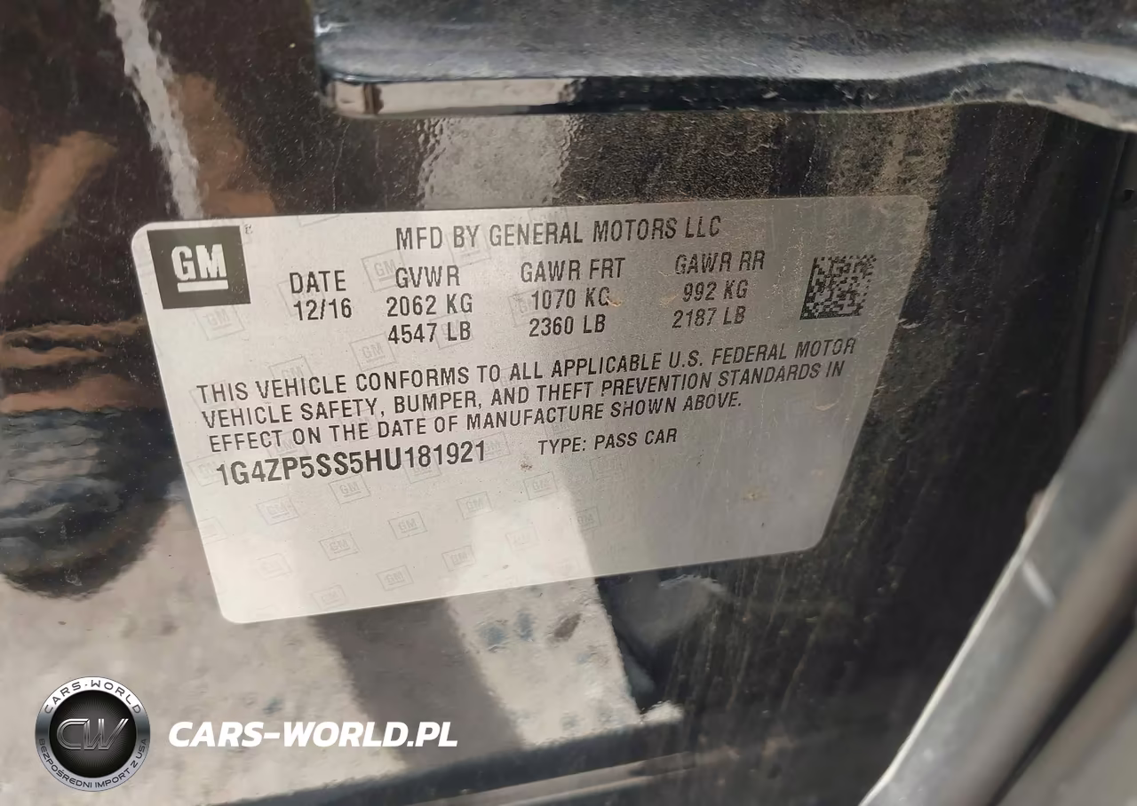 2017 Buick Lacrosse Essence VIN:1G4ZP5SS5HU181921 - 9