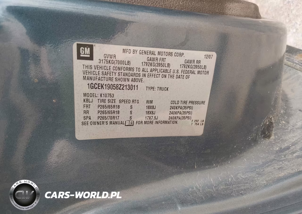 2008 Chevrolet Silverado 1500 Lt2 VIN:1GCEK19058Z213011 - 9