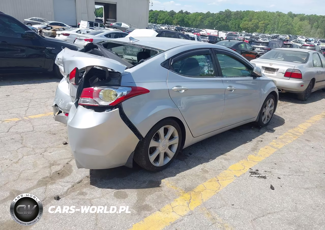 2013 Hyundai Elantra Limited VIN:5NPDH4AE6DH283895 - 4