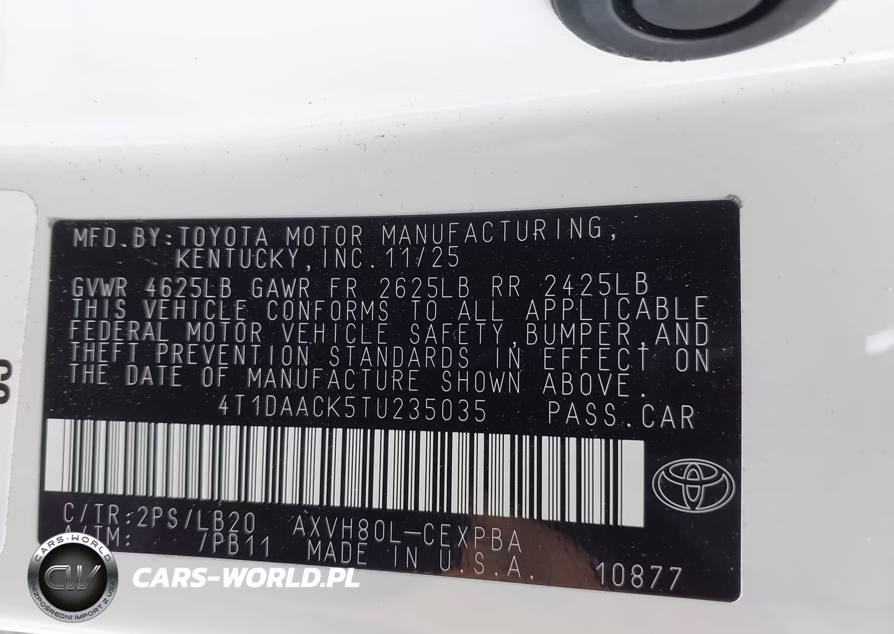 2026 Toyota Camry Xse VIN:4T1DAACK5TU235035 - 9