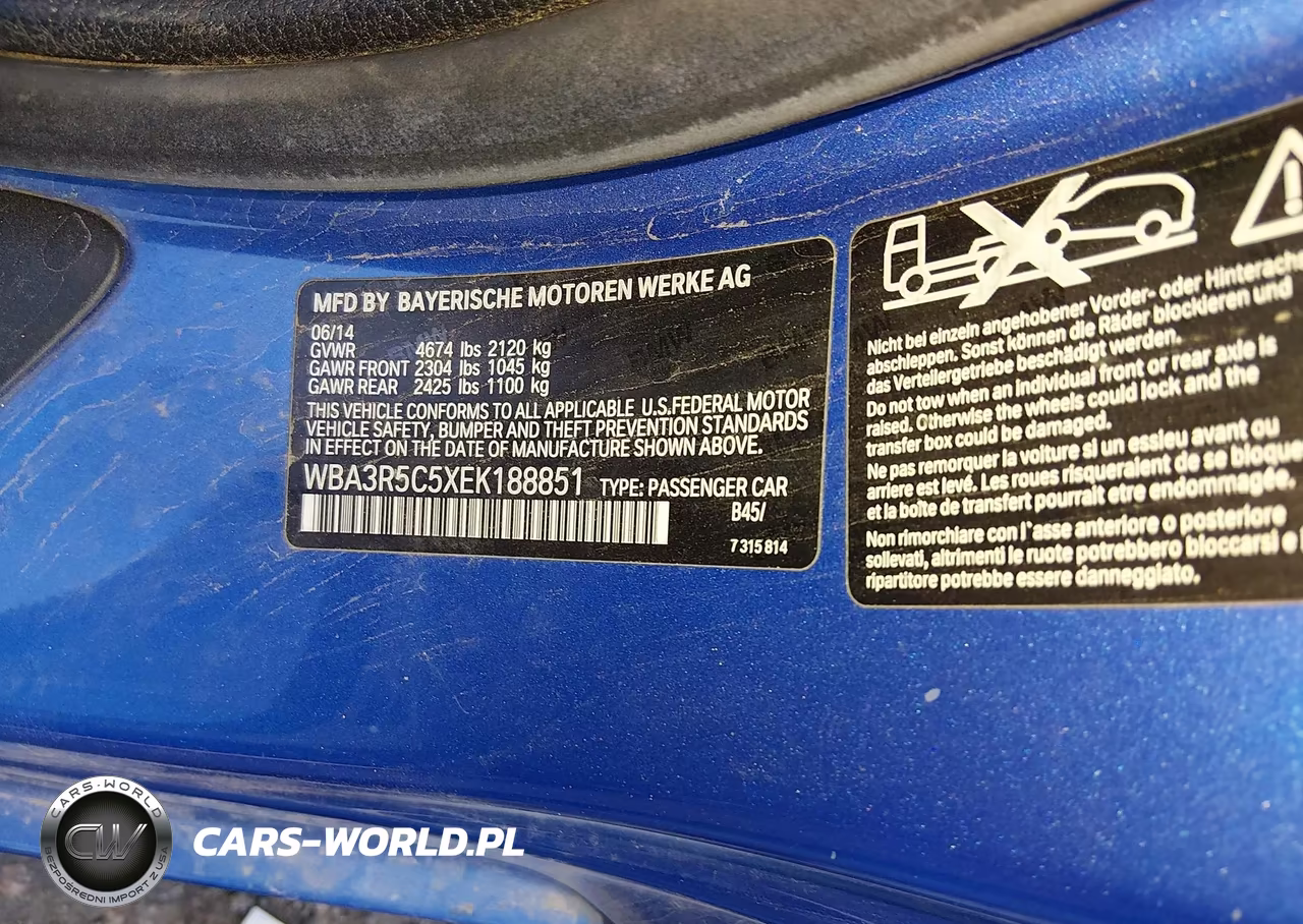 2014 BMW 435I xDrive VIN:WBA3R5C5XEK188851 - 9