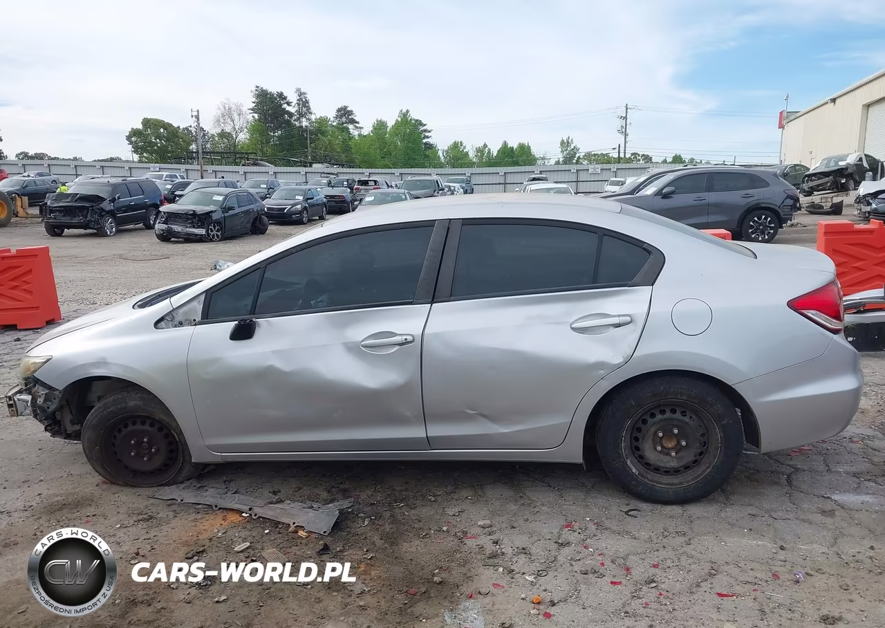 2014 Honda Civic Lx VIN:2HGFB2F58EH511124 - 15