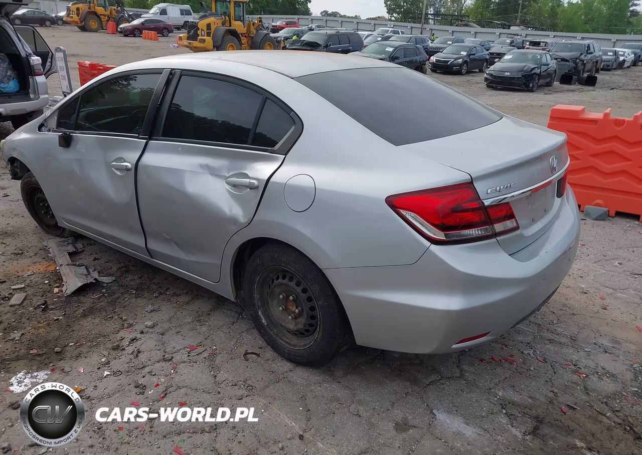 2014 Honda Civic Lx VIN:2HGFB2F58EH511124 - 3