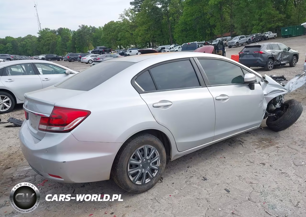 2014 Honda Civic Lx VIN:2HGFB2F58EH511124 - 4