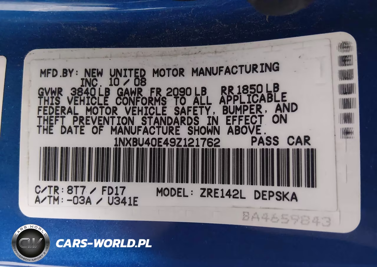 2009 Toyota Corolla S VIN:1NXBU40E49Z121762 - 9