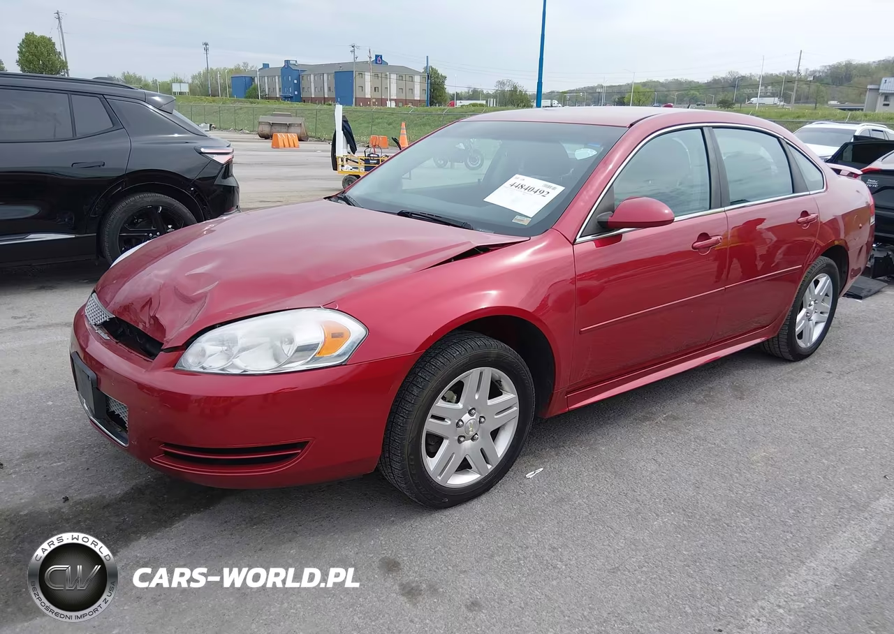 2012 Chevrolet Impala Lt VIN:2G1WB5E37C1317568 - 2