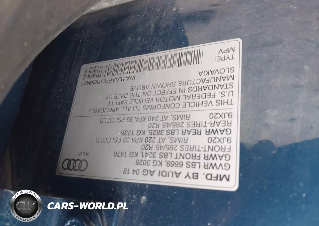 2018 Audi Q7 3.0T Premium VIN:WA1LAAF78JD039427 - 9