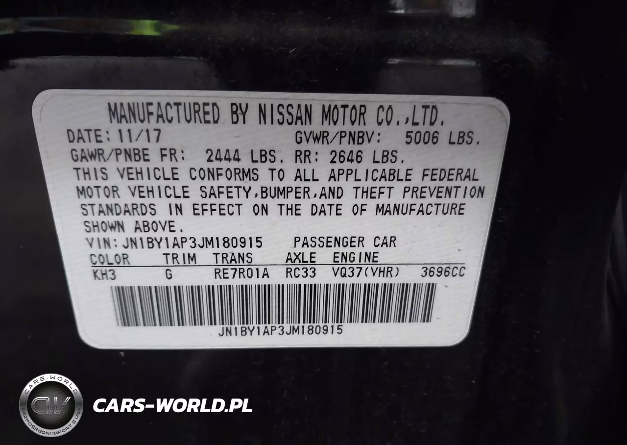 2018 Infiniti Q70 3.7 Luxe VIN:JN1BY1AP3JM180915 - 9
