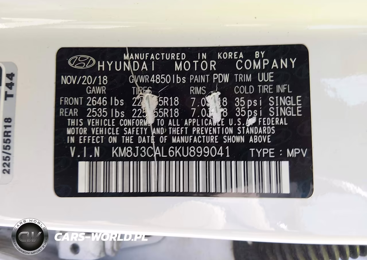 2019 Hyundai Tucson Sel VIN:KM8J3CAL6KU899041 - 9