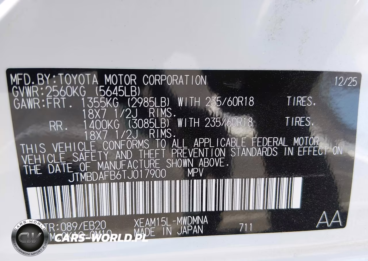 2026 Toyota Bz Xle VIN:JTMBDAFB6TJ017900 - 9