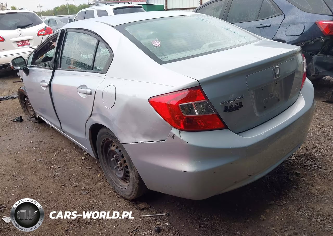 2012 Honda Civic Lx VIN:2HGFB2F53CH552628 - 3