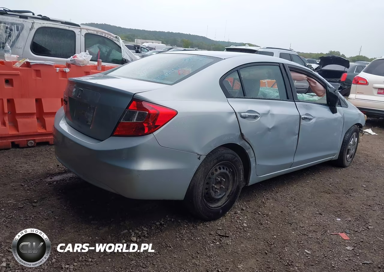 2012 Honda Civic Lx VIN:2HGFB2F53CH552628 - 4