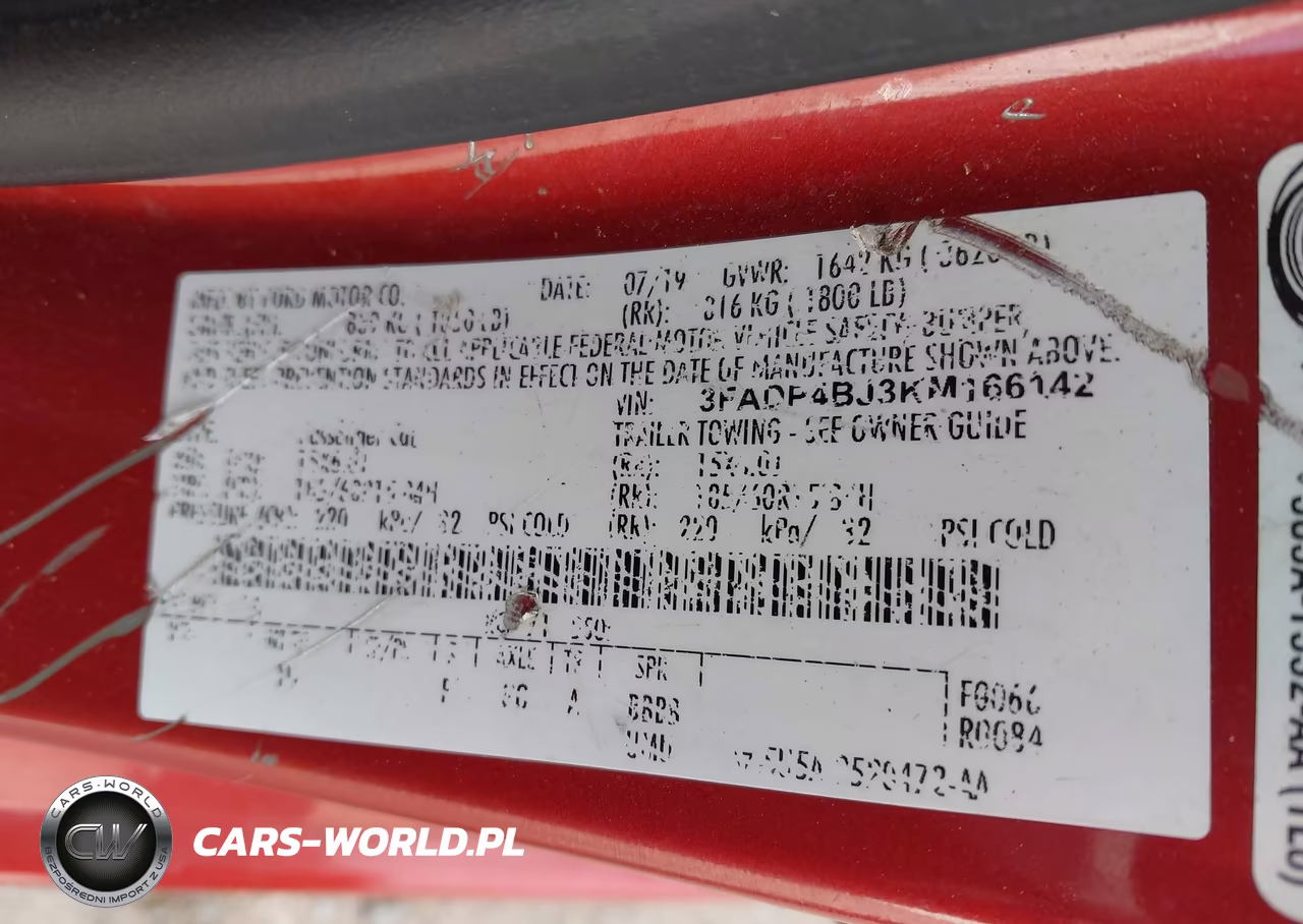 2019 Ford Fiesta Se VIN:3FADP4BJ3KM166142 - 9
