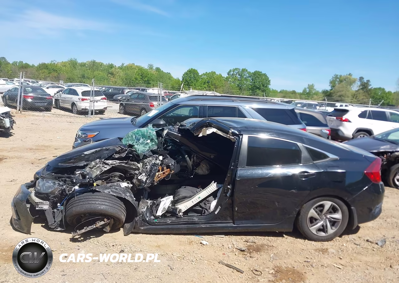 2019 Honda Civic Lx VIN:19XFC2F67KE023116 - 14
