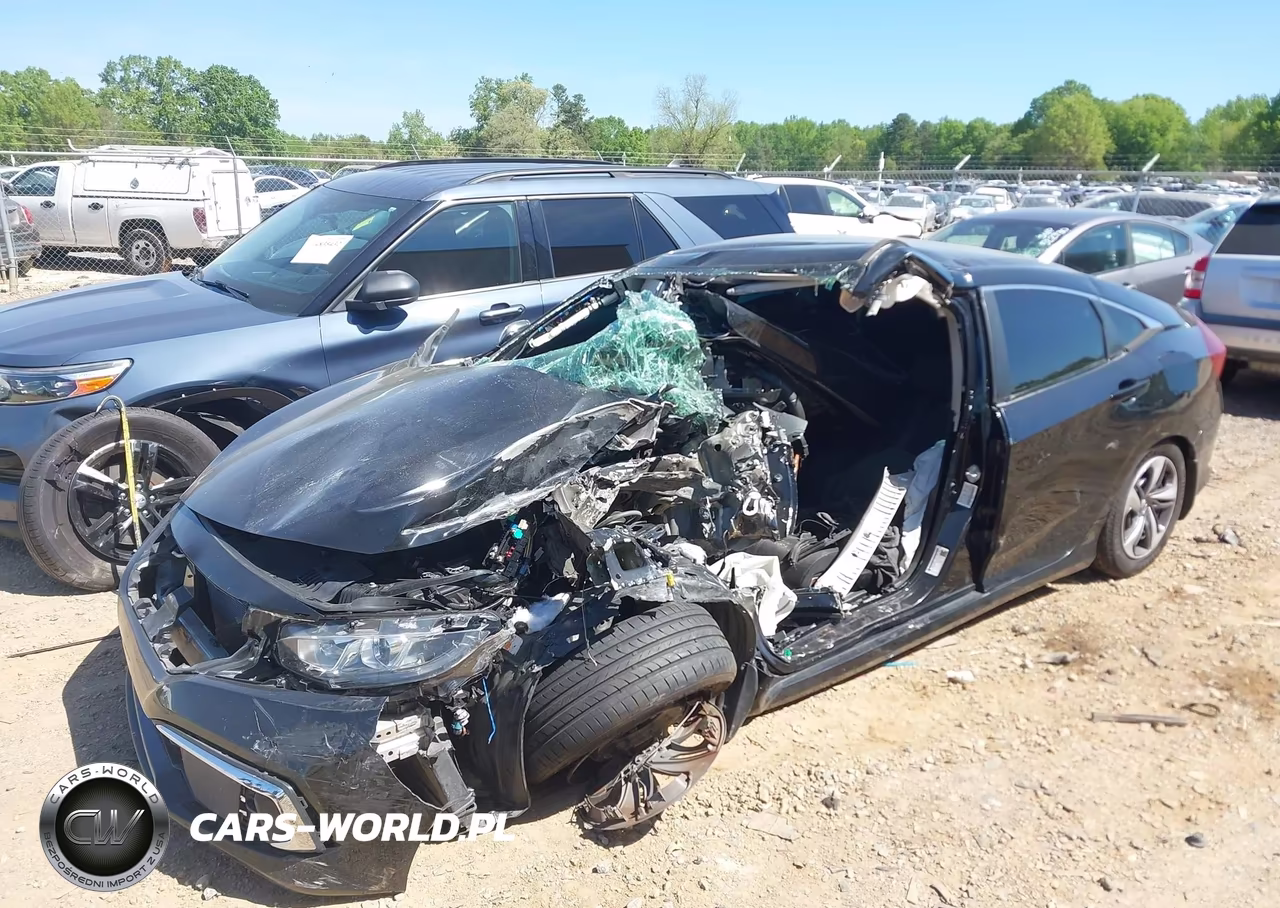 2019 Honda Civic Lx VIN:19XFC2F67KE023116 - 2