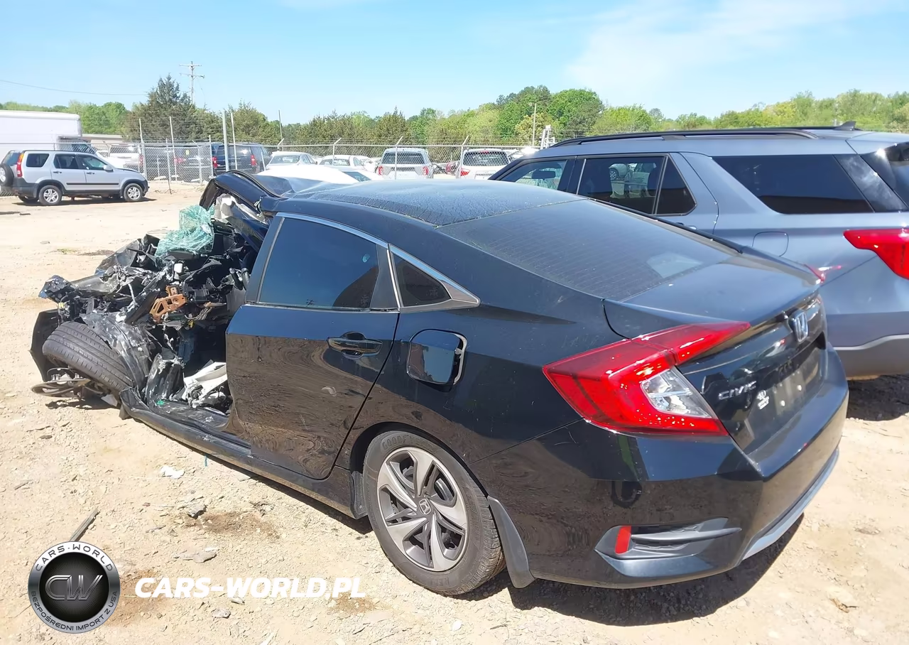 2019 Honda Civic Lx VIN:19XFC2F67KE023116 - 3