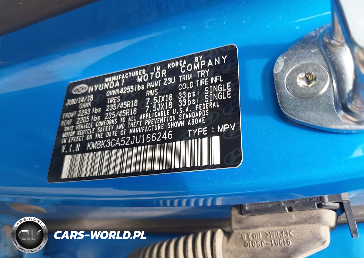 2018 Hyundai Kona Limited VIN:KM8K3CA52JU166246 - 9