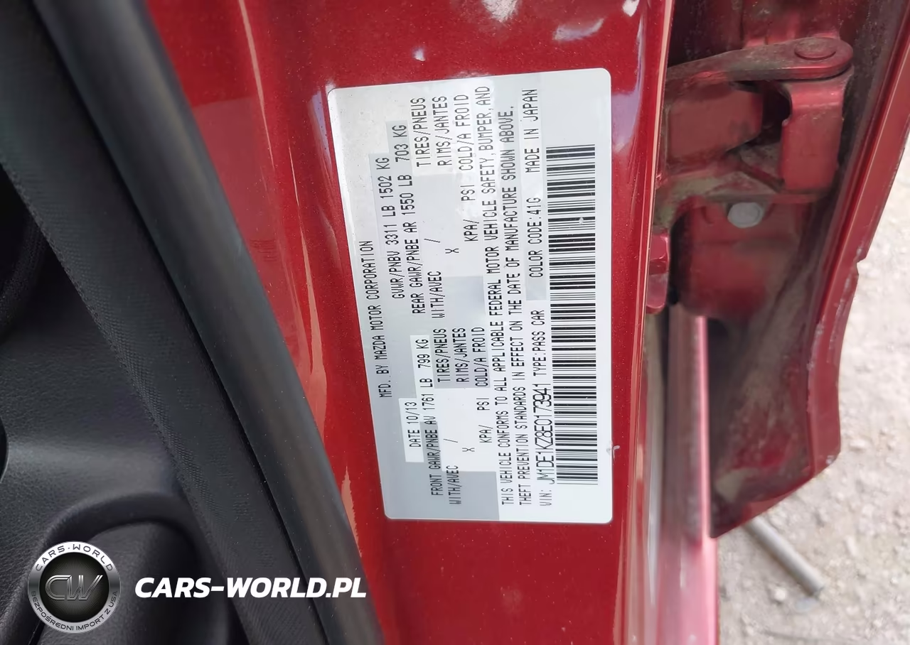 2014 Mazda Mazda2 Sport VIN:JM1DE1KZ8E0173941 - 9