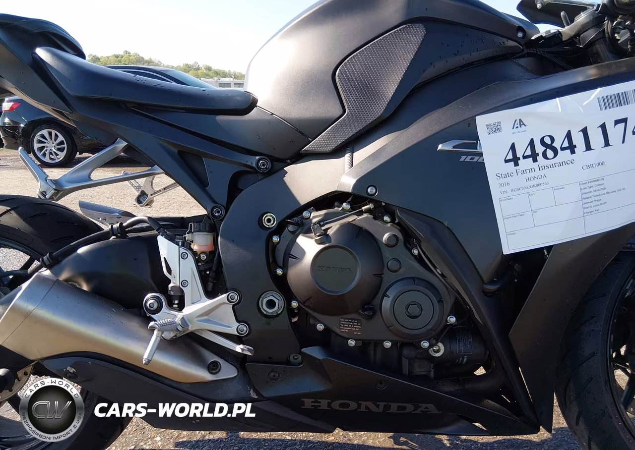 2016 Honda Cbr1000 Rr VIN:JH2SC5902GK800563 - 8