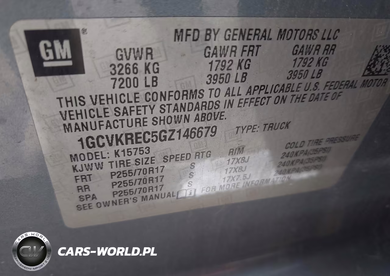 2016 Chevrolet Silverado 1500 1Lt VIN:1GCVKREC5GZ146679 - 9
