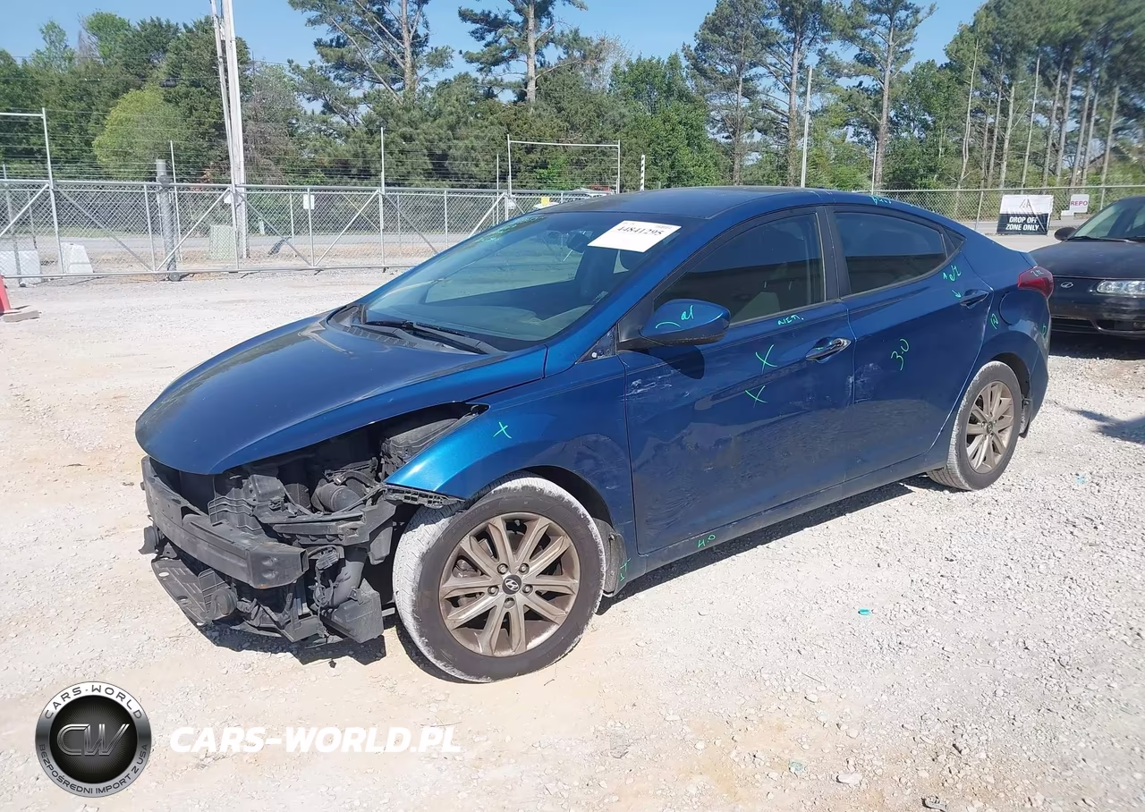 2015 Hyundai Elantra Se VIN:KMHDH4AE4FU325789 - 2