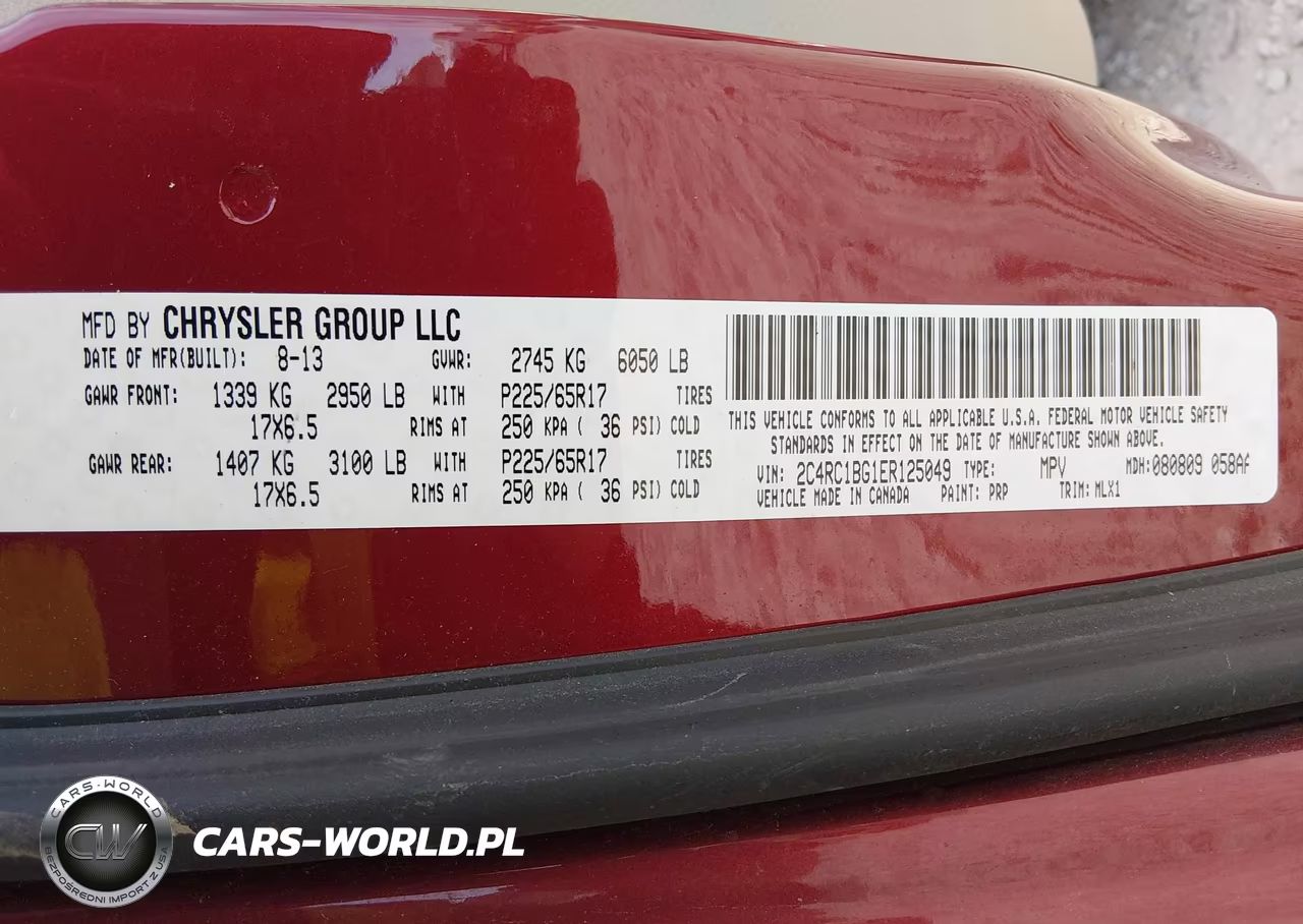2014 Chrysler Town & Country Touring VIN:2C4RC1BG1ER125049 - 9