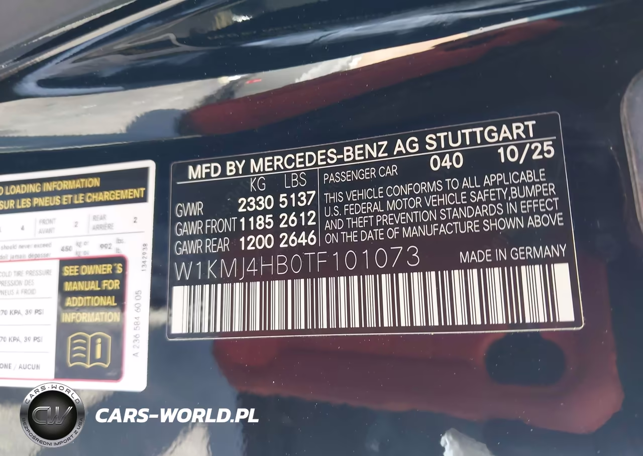 2026 Mercedes-Benz Cle 300 VIN:W1KMJ4HB0TF101073 - 9