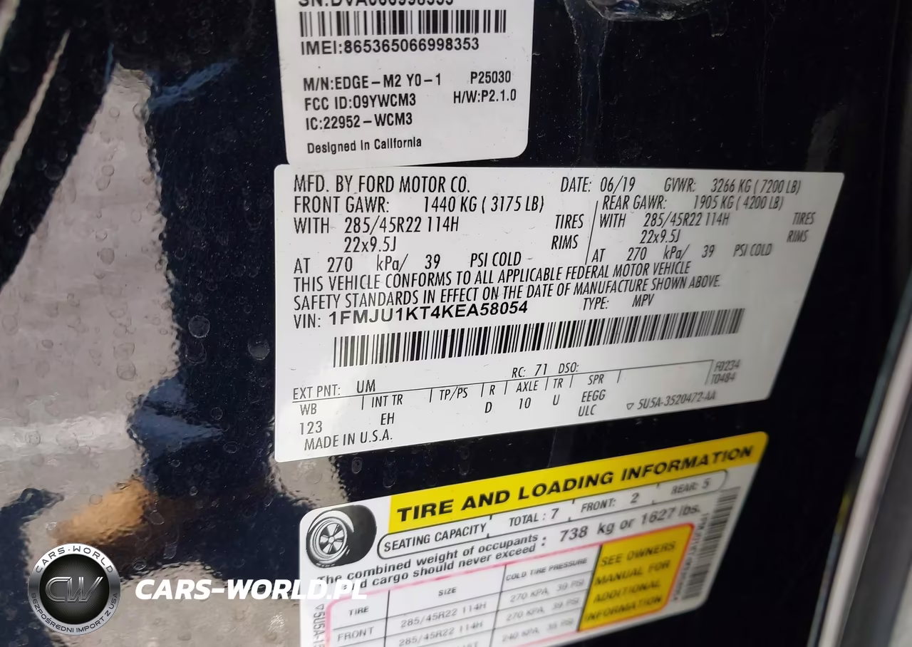 2019 Ford Expedition Limited VIN:1FMJU1KT4KEA58054 - 9