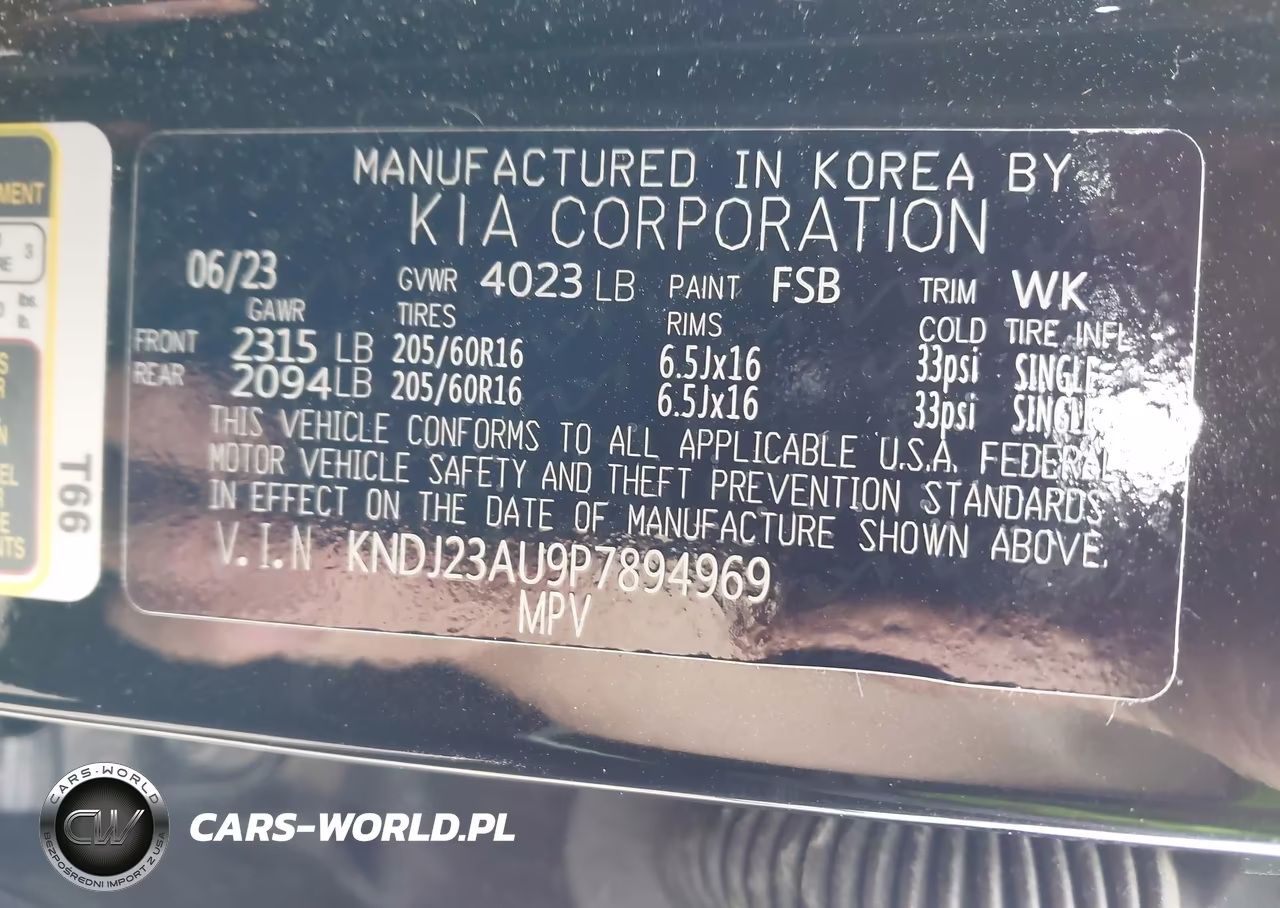 2023 Kia Soul Lx VIN:KNDJ23AU9P7894969 - 9