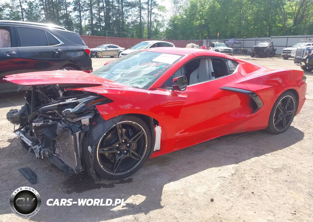 2021 Chevrolet Corvette Stingray Rwd 2Lt VIN:1G1YB2D44M5124392 - 2