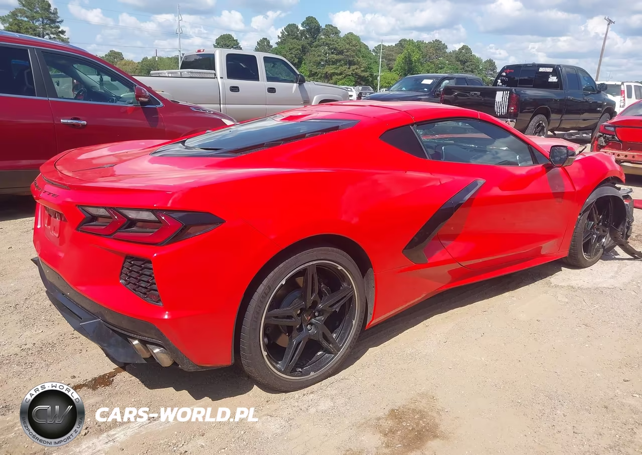2021 Chevrolet Corvette Stingray Rwd 2Lt VIN:1G1YB2D44M5124392 - 4