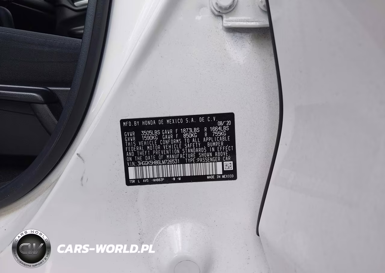 2020 Honda Fit Ex VIN:3HGGK5H86LM726531 - 9